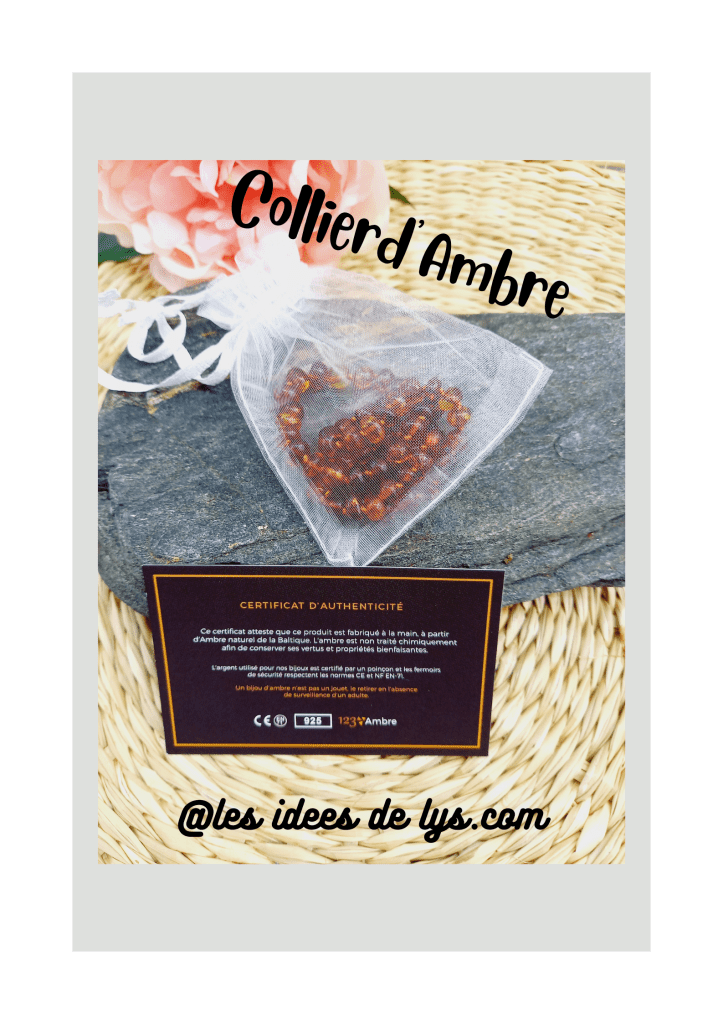 Collier d'Ambre pour les petits