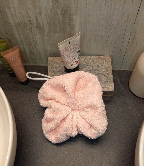 Fleur de douche rose